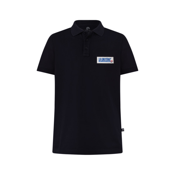 Men's blue polo shirt
