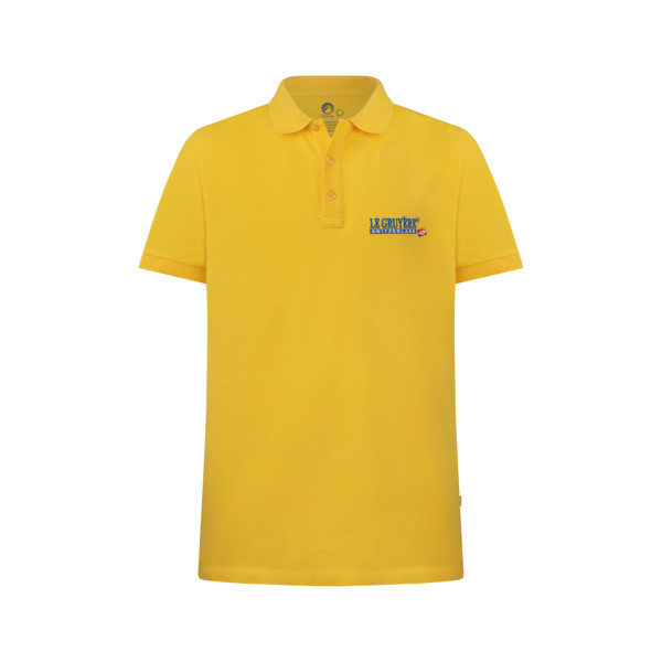 Men's yellow polo shirt